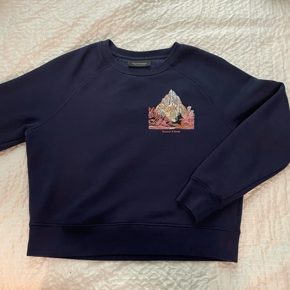 Scotch&Soda Crewneck, Navy blue, Never worn - Picture 1 of 3